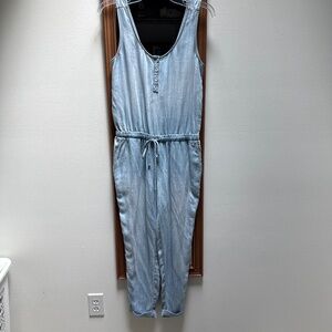 cloth & stone denim jumpsuit